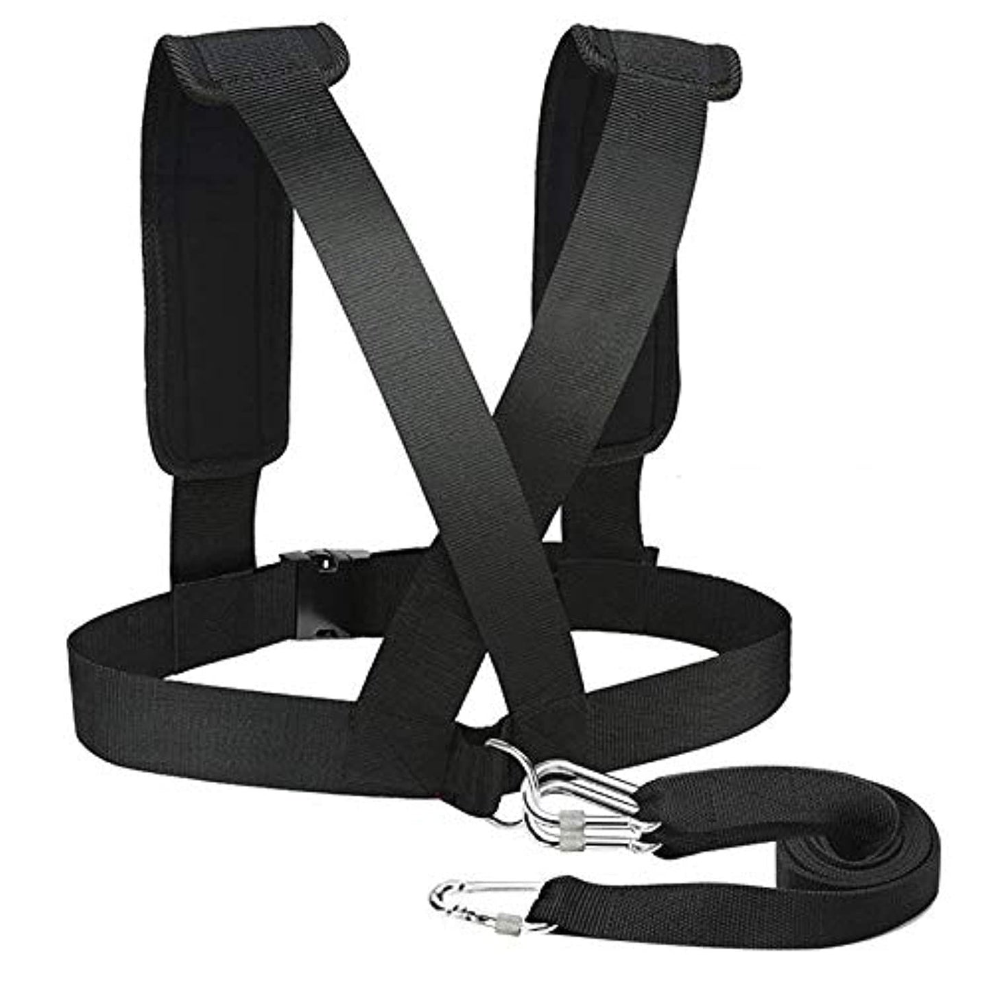 Sled Harness Tire Pulling Harness Pull Strap with Reinforced Lock, Can Pull up to 1.5T for Fitness Weight V1192-AZ-W-0446