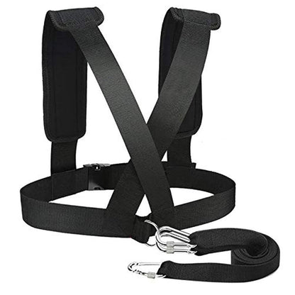 Sled Harness Tire Pulling Harness Pull Strap with Reinforced Lock, Can Pull up to 1.5T for Fitness Weight V1192-AZ-W-0446