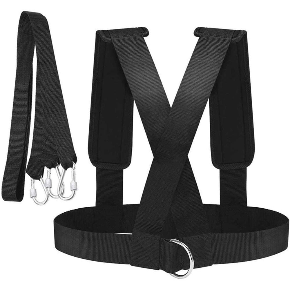 Sled Harness Tire Pulling Harness Pull Strap with Reinforced Lock, Can Pull up to 1.5T for Fitness Weight V1192-AZ-W-0446