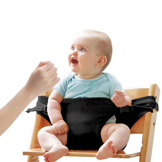 Harness Seat for High Chair Baby Feeding Safety Seat with Strap, Toddler Booster Harness Belt Portable Dining V1192-AZ-W-0456