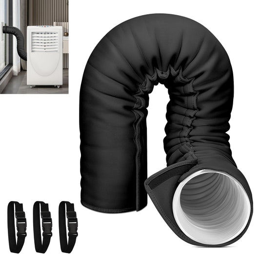Portable AC Hose Insulation Sleeve, Portable Air Conditioners Insulated Hose Cover Wrap, Fit 5" & 5.9" V1192-AZ-W-0457
