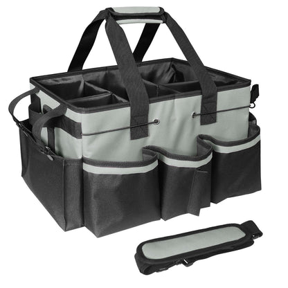 Wearable Cleaning Caddy, Cleaning Caddy Supplies Organizer with Handle & Shoulder Straps for Housekeepers, V1192-AZ-W-0468