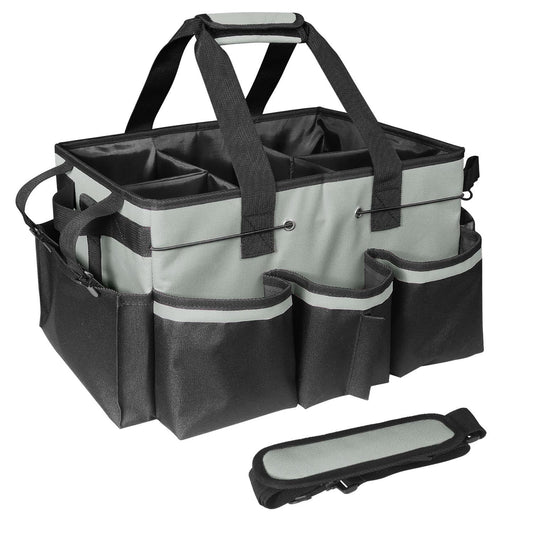 Wearable Cleaning Caddy, Cleaning Caddy Supplies Organizer with Handle & Shoulder Straps for Housekeepers, V1192-AZ-W-0468
