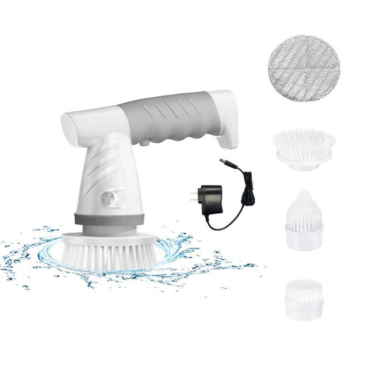 Electric Spin Scrubber, Bathroom Shower Electric Scrubber for Cleaning Tub/Tile/Floor/Sink/Window, Power V1192-AZ-W-0477