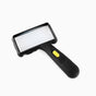 3X Hand-held Rectangular Magnifying Glass, LED Light Magnifier, Reading Magnifying Glass for Seniors, Low V1192-AZ-W-0492