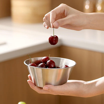Berry Baskets, Mini Strainer with Bowl, Stainless Steel Can Colander Small Container for Berries, Strawberry, V1192-AZ-W-0499
