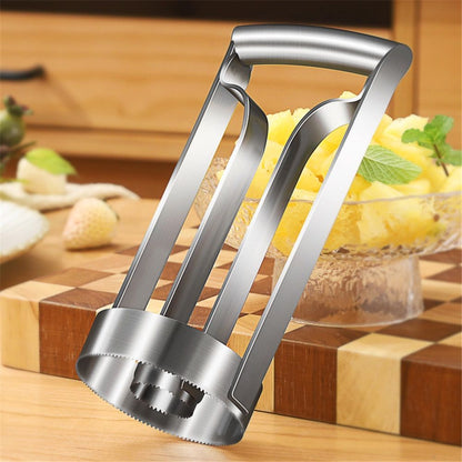Pineapple Corer Large Stainless Steel Pineapple Corer Peeler Pineapple Cutter Fruit tool Easy Kitchen Tool - V1192-AZ-W-0502