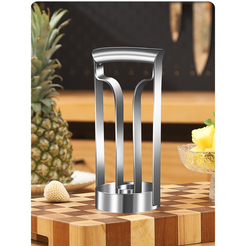 Pineapple Corer Large Stainless Steel Pineapple Corer Peeler Pineapple Cutter Fruit tool Easy Kitchen Tool - V1192-AZ-W-0502