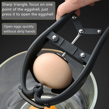 Egg Cracker,l Egg Opener, Automatic Egg Cracking Tool, Easy Eggshell CutterEggshell Cutter Egg Separator V1192-AZ-W-0504
