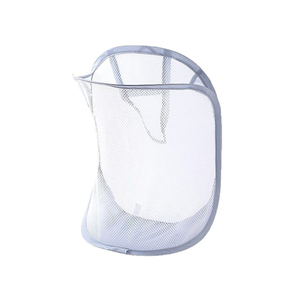 Mesh Collapsible Small Wall Laundry Baskets, Hanging Laundry Hamper, for Hotel, University Dormitory Use (Two V1192-AZ-W-0510