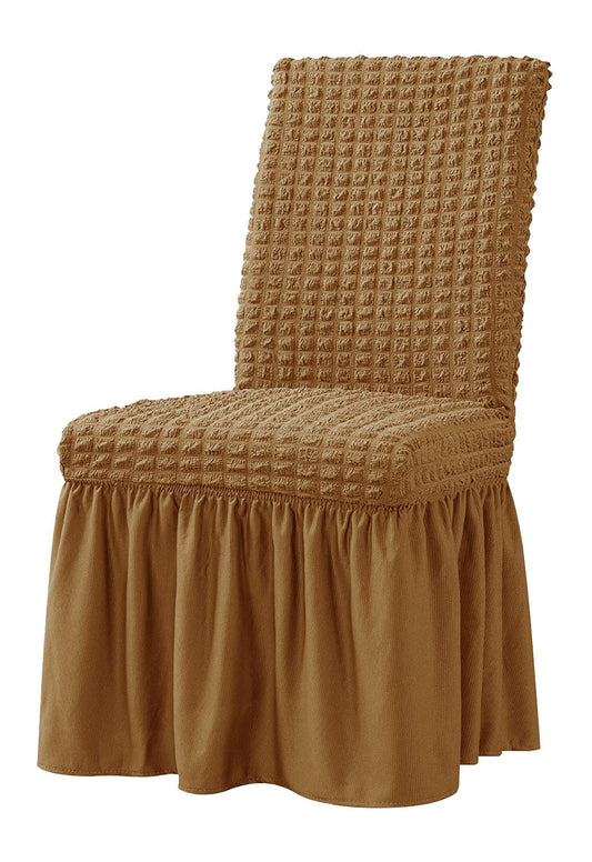 Restaurant chair cover 1-piece set elastic dining chair cover anti slip washable furniture protection cover, V1192-AZ-W-0513