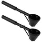 2pcs Coffee Scooper & Funnel for Reusable Cup Refillable Coffee Pods, 2 Tablespoon Capacity Black V1192-AZ-W-0529