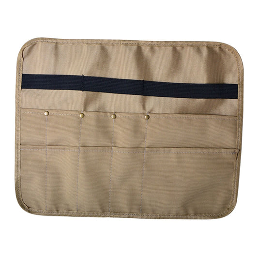 Camping Utensil Bag, Chef Knife Roll Canvas Roll up Culinary Bag Tableware Storage Hanging Knife Pouch Holder V1192-AZ-W-0531