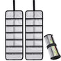 Small Roll Up Storage Bag, 6 Pockets Roll Up Tool Kit, Suitable for Mechanics, Kitchen Storage, Art V1192-AZ-W-0537