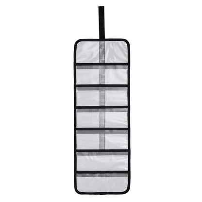 Small Roll Up Storage Bag, 6 Pockets Roll Up Tool Kit, Suitable for Mechanics, Kitchen Storage, Art V1192-AZ-W-0537