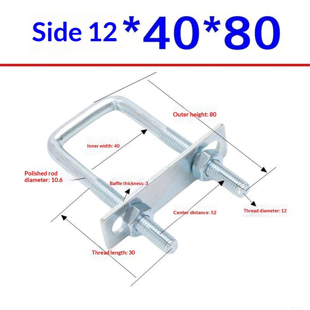 Leaf Spring Clamp Kit Fits Leaf Springs Up, Locks Leaf Springs Together For Stabilizing,Provides Better V1192-AZ-W-0540