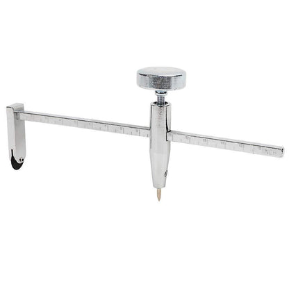 Drywall Circle Cutter, Adjustable Hole Cutter Dry Wall Pivot Point Drywalls Tools Easy Side to Diameter V1192-AZ-W-0542