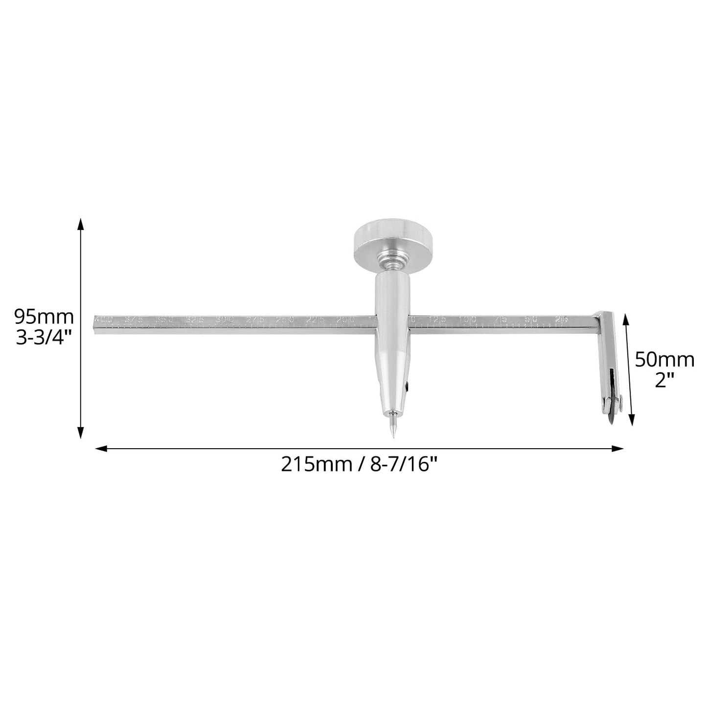 Drywall Circle Cutter, Adjustable Hole Cutter Dry Wall Pivot Point Drywalls Tools Easy Side to Diameter V1192-AZ-W-0542