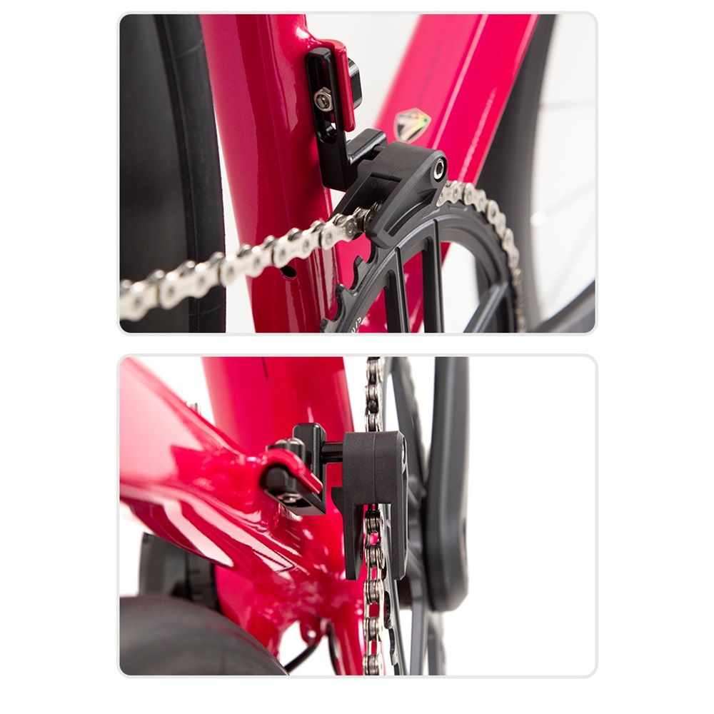 Road Bike Chain Guide, Gravel Bicycle Chain Protector for Single Chainring, Mount Front Derailleur Frame V1192-AZ-W-0546