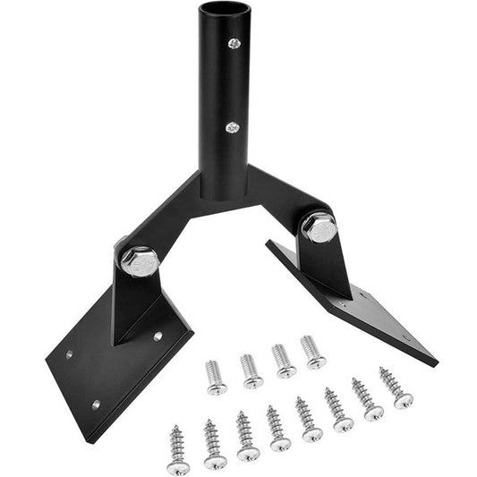 Garden Weathervane Steel Roof Mount with Hardware,Adjustable Weather Vanes Mount for Roofs, Weathervane Iron V1192-AZ-W-0550