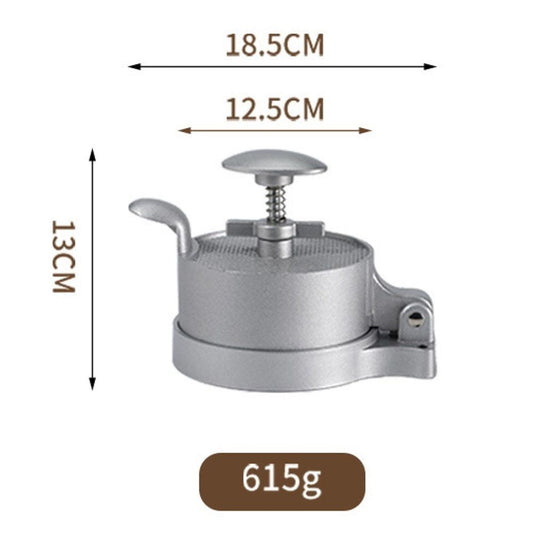 Hamburger Press Patty Maker,with Spring Ejector for Easy Removal, Single, Non-Stick Heavy-Duty Cast Aluminum V1192-AZ-W-0551
