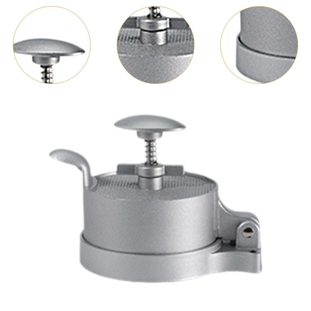 Hamburger Press Patty Maker,with Spring Ejector for Easy Removal, Single, Non-Stick Heavy-Duty Cast Aluminum V1192-AZ-W-0551