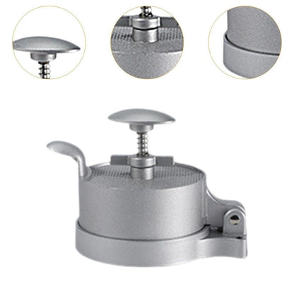 Hamburger Press Patty Maker,with Spring Ejector for Easy Removal, Single, Non-Stick Heavy-Duty Cast Aluminum V1192-AZ-W-0551