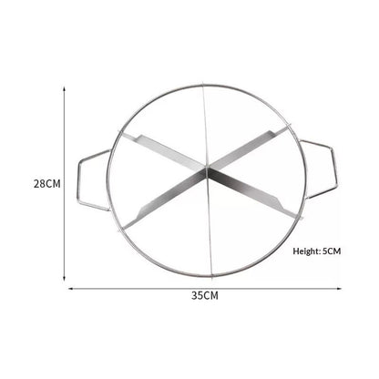 Stainless Steel Pie Cutter | 6-Slice Pie Cutter | Creates Beautifully Uniform Slices of Pie | Pie Cutters V1192-AZ-W-0554