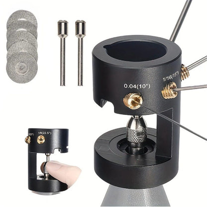 Electrode Sharpener Head Tool, 4 Accurate Angles(10 degrees, 15 degrees, 20 degrees, 22.5 degrees) & V1192-AZ-W-0556