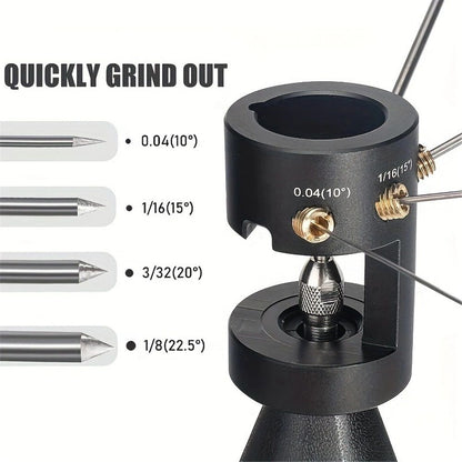 Electrode Sharpener Head Tool, 4 Accurate Angles(10 degrees, 15 degrees, 20 degrees, 22.5 degrees) & V1192-AZ-W-0556