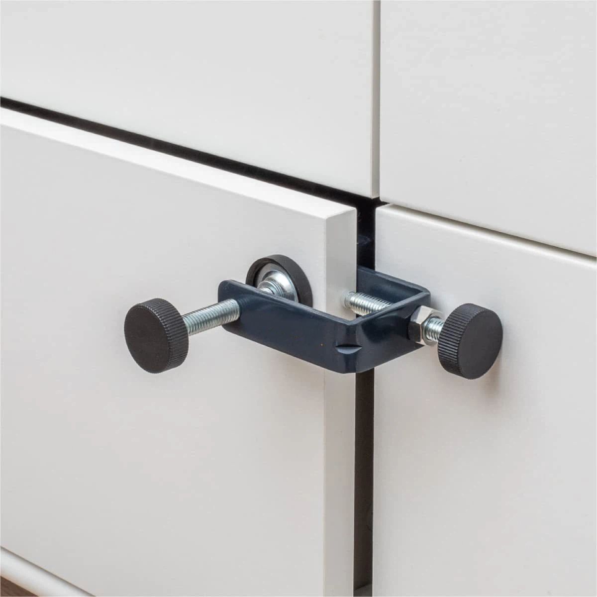2 pack Drawer Front Installation Clamps, Adjustable Cabinet Face Clamp Set, Quick Mounting & Alignment Tool V1192-AZ-W-0557