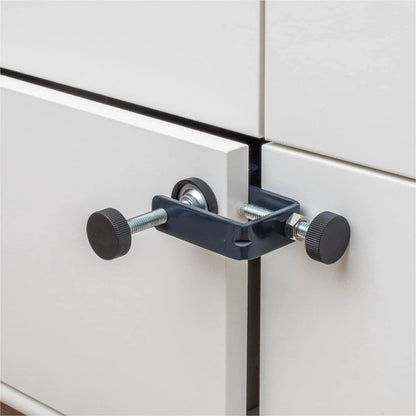 2 pack Drawer Front Installation Clamps, Adjustable Cabinet Face Clamp Set, Quick Mounting & Alignment Tool V1192-AZ-W-0557