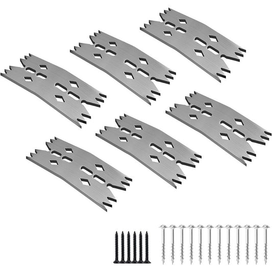 6 PCS Slab Clamping Dogs for Woodworking Tools, Pinch Dogs Router Sled for Flattening Slabs,Bench Dog Hold V1192-AZ-W-0564