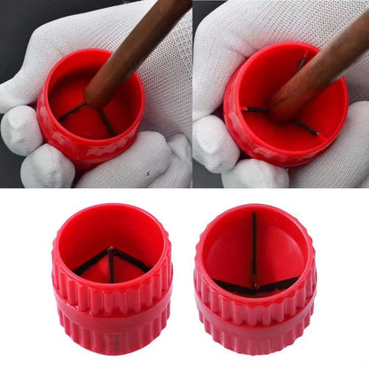 4 Pieces Inner-Outer Pipe Reamer,Acrylic Tubing Chamfer Tool for Copper/Brass/Aluminum Tubes, Deburring V1192-AZ-W-0567
