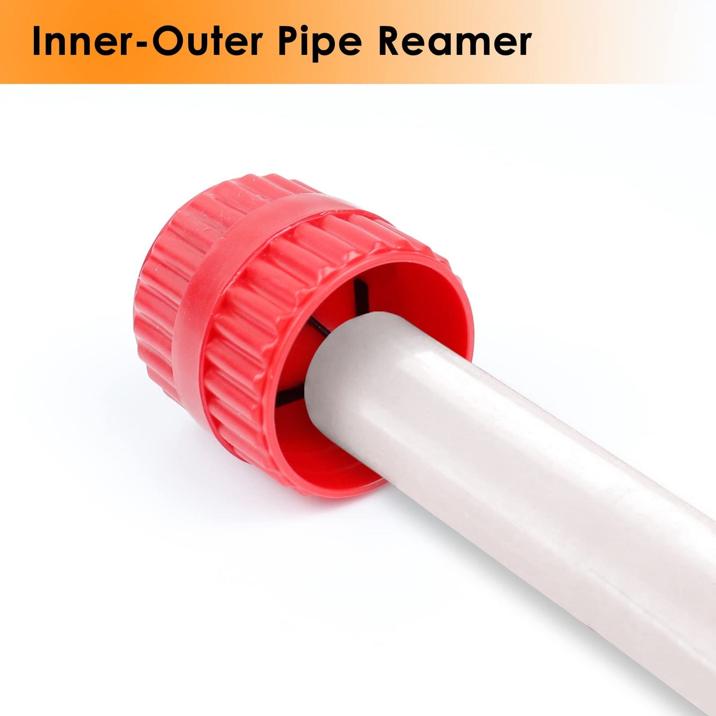 4 Pieces Inner-Outer Pipe Reamer,Acrylic Tubing Chamfer Tool for Copper/Brass/Aluminum Tubes, Deburring V1192-AZ-W-0567