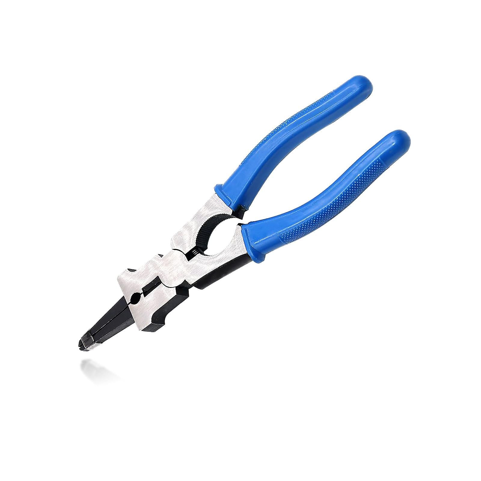Professional Multi-Functional 8" Anti-Rust Welding Pliers - Reliable and Durable, Non-slip Wire Cutting V1192-AZ-W-0569