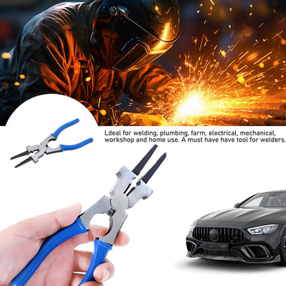 Professional Multi-Functional 8" Anti-Rust Welding Pliers - Reliable and Durable, Non-slip Wire Cutting V1192-AZ-W-0569
