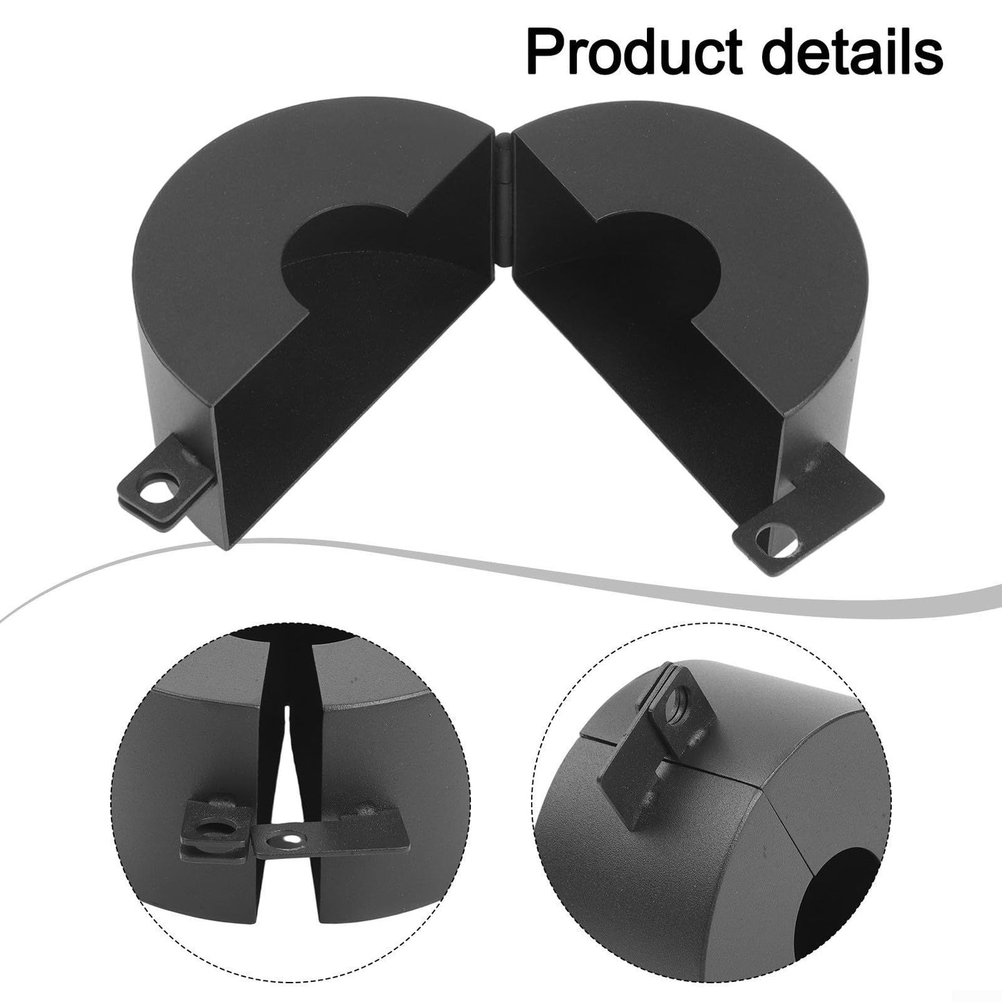 Door Knob Lockout Device - Prevents Unauthorized Entry, Disables Knob & Keyhole, Portable for V1192-AZ-W-0571