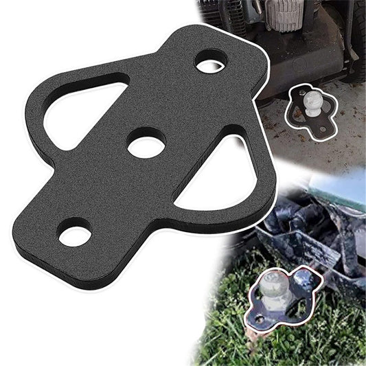 3-Way Trailer Hitch Adapter with Bolt Fit for ATV Lawn Mower Golf Cart Garden Tractor Flat Towing Tow Ball V1192-AZ-W-0573