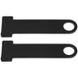 2 pair aluminum alloy Ring Lock, Helmet Strap D Ring Lock aluminum alloy Motorcycle Steel Ring Lock Black V1192-AZ-W-0578