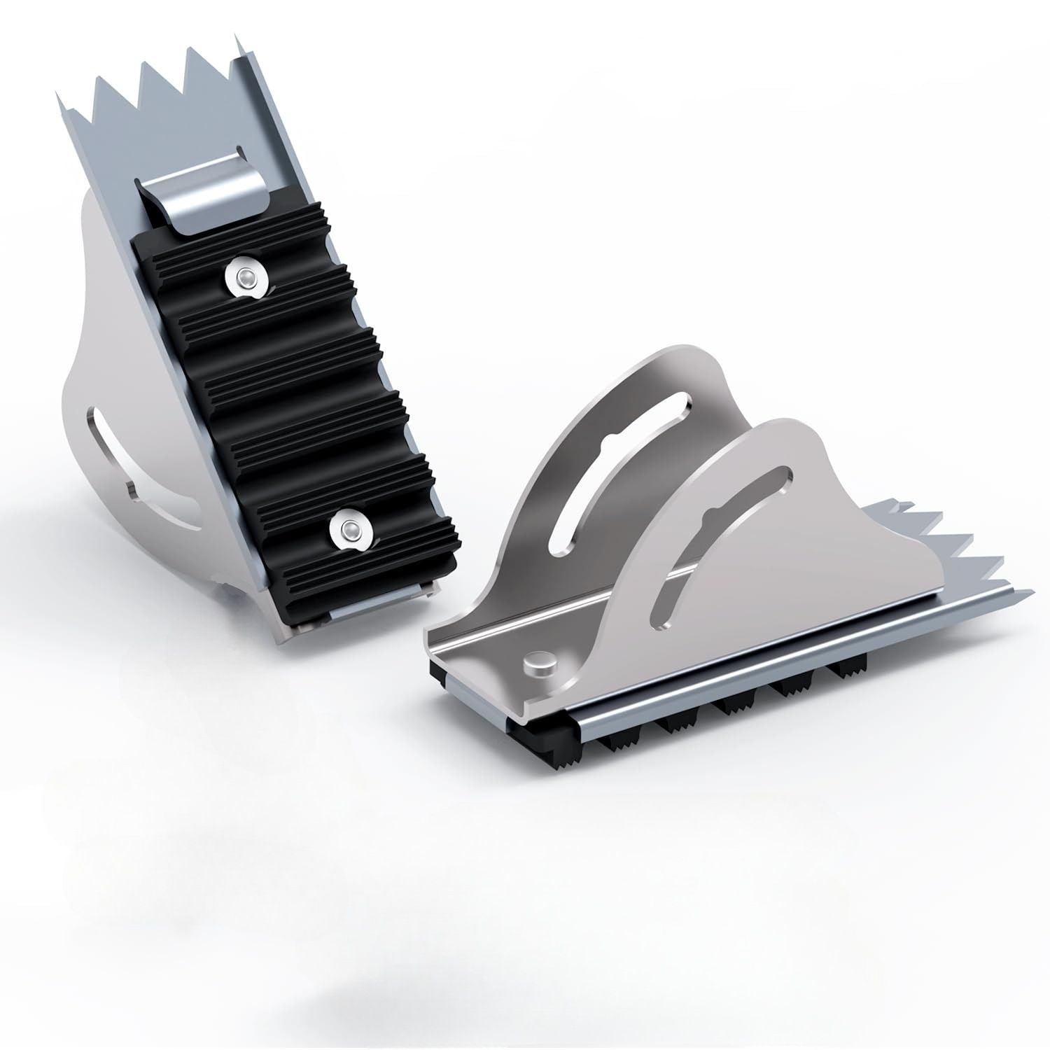 2 pack Replacement Shoe Kit for Aluminium Ladder Extension Ladder Feet, Replacement Parts for Aluminum Ladders V1192-AZ-W-0579