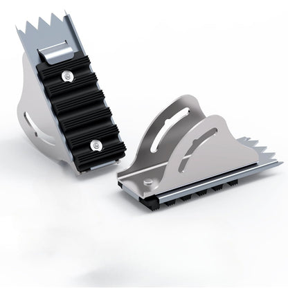 2 pack Replacement Shoe Kit for Aluminium Ladder Extension Ladder Feet, Replacement Parts for Aluminum Ladders V1192-AZ-W-0579