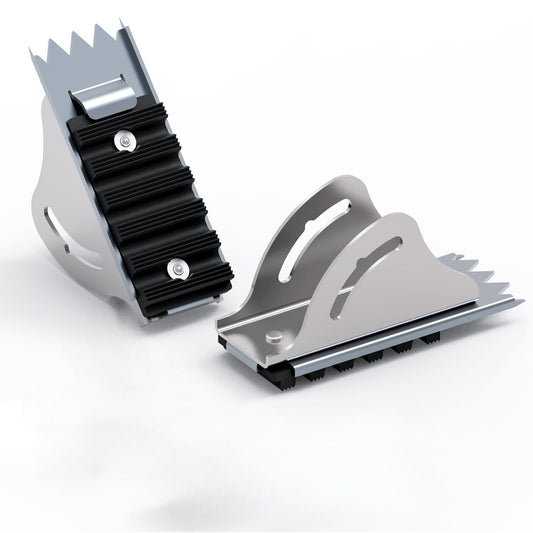 2 pack Replacement Shoe Kit for Aluminium Ladder Extension Ladder Feet, Replacement Parts for Aluminum Ladders V1192-AZ-W-0579