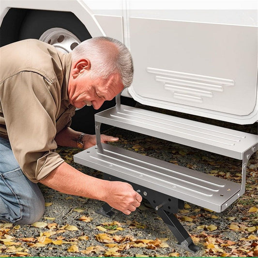 2.8" to 11.4" Step Stabilizer Kit Compatible with RV Travel Trailers and Motorhomes, Easy Installation for V1192-AZ-W-0585