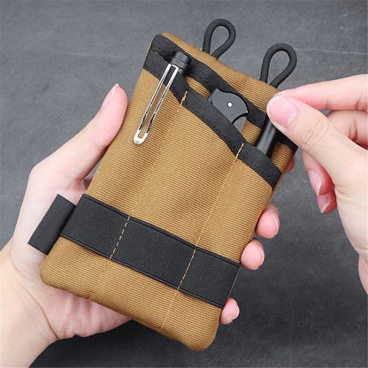 Pouch for Men, Multitool Pocket Pouch Hold Your Flashlight/Pocket Knife, Pen, Notebook Key accessory V1192-AZ-W-0592