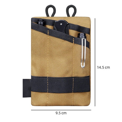 Pouch for Men, Multitool Pocket Pouch Hold Your Flashlight/Pocket Knife, Pen, Notebook Key accessory V1192-AZ-W-0592