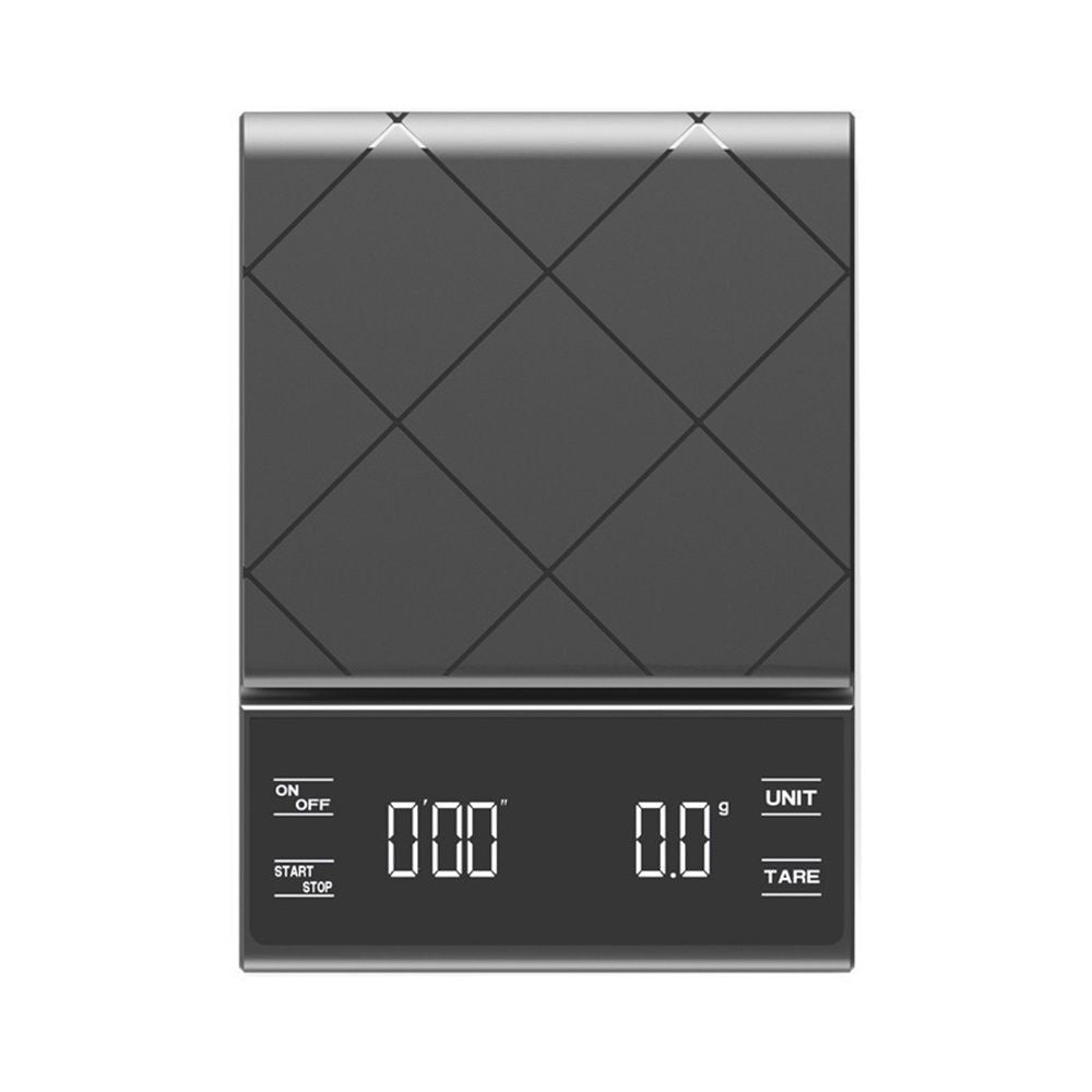Digital Multifunction Weighing Scale with 3kg/0.5g High Precision - Pour Over Drip - Espresso Scale with V1192-AZ-W-0599