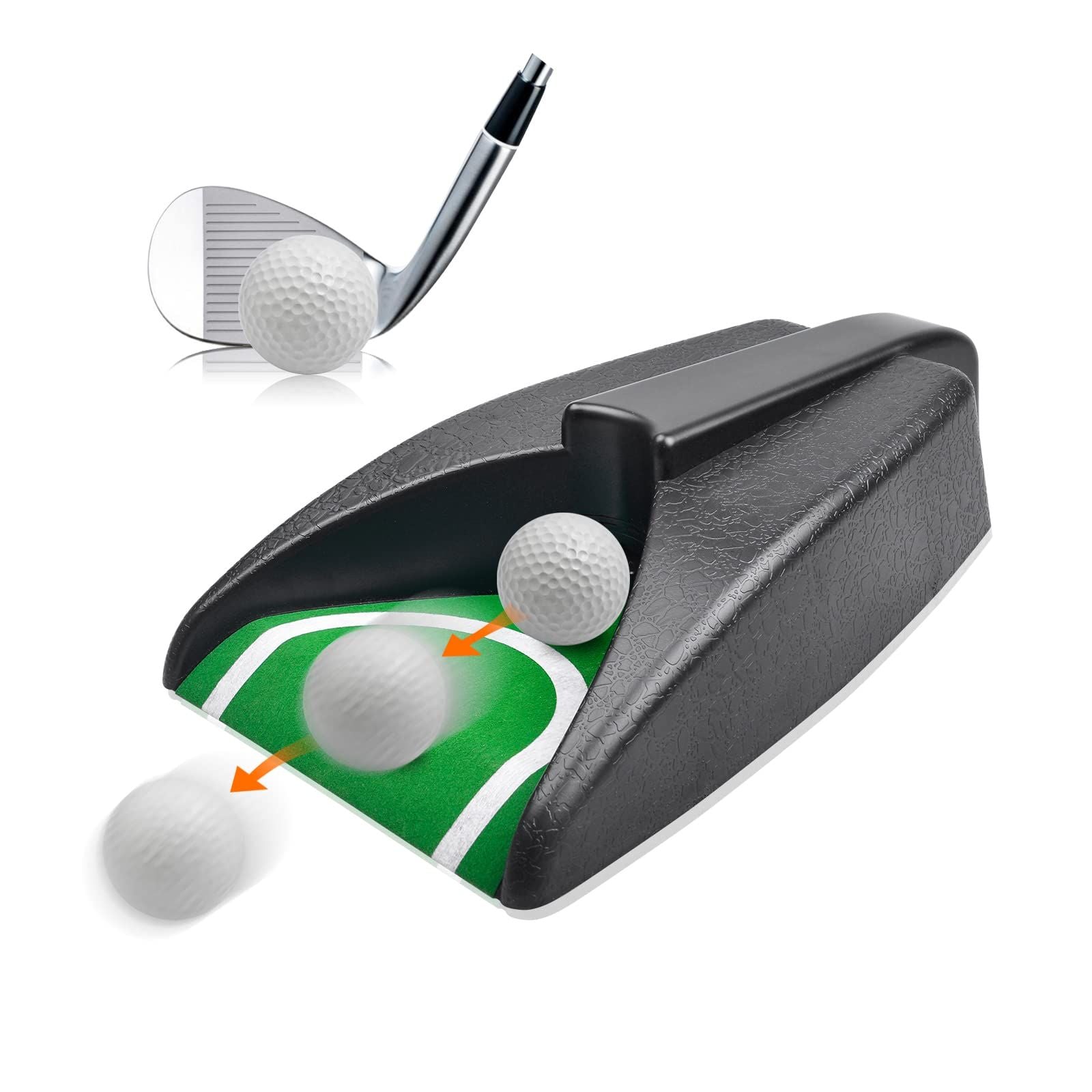 Automatic Putting Machine - Auto Returning Golf Cup Training Aid for Indoor/Outdoor Practice V1192-AZ-W-0603