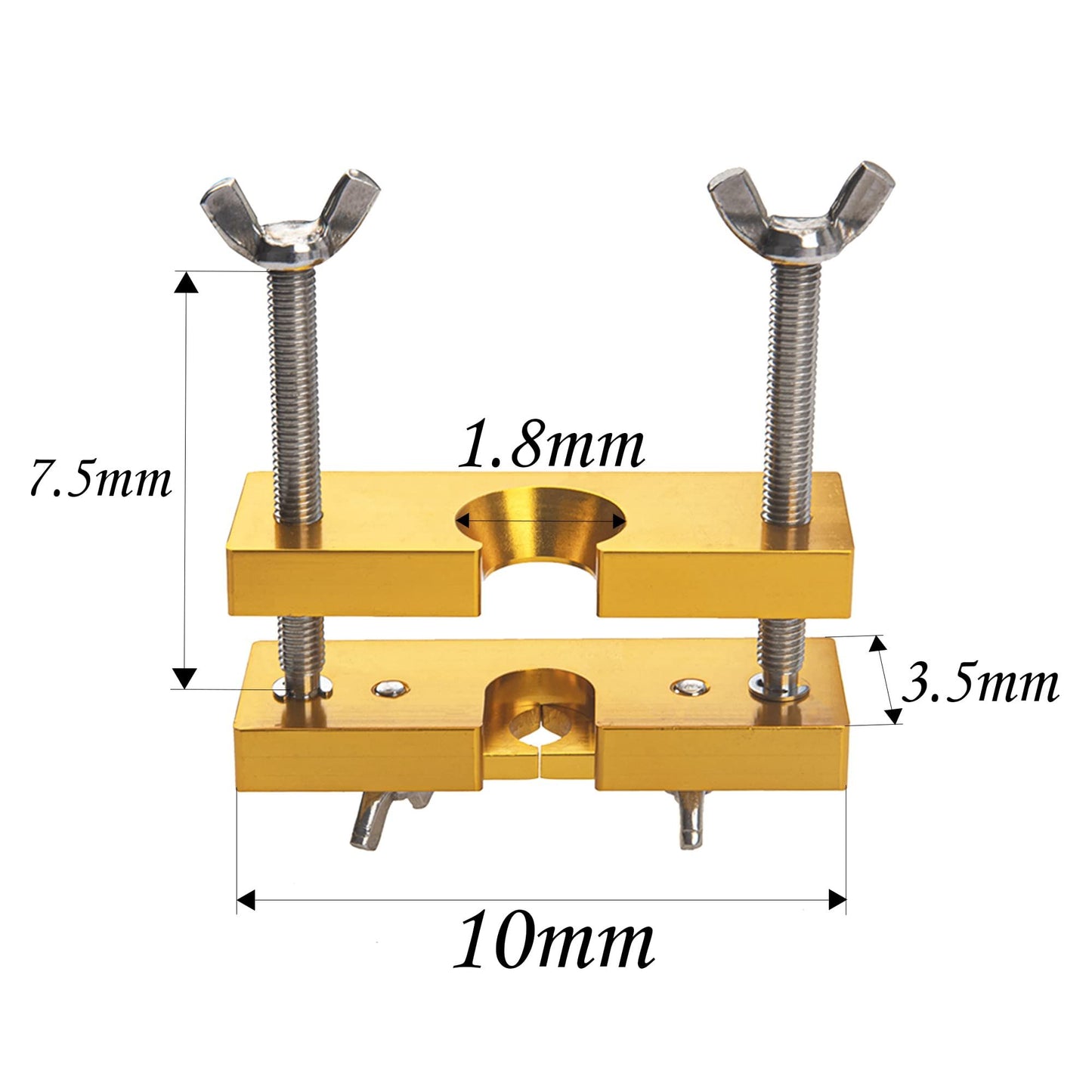 Mouthpiece Remover Adjustable Mouthpiece Puller Tool for Brass Wind Instruments Trumpet Trombone Horn(Gold) V1192-AZ-W-0604