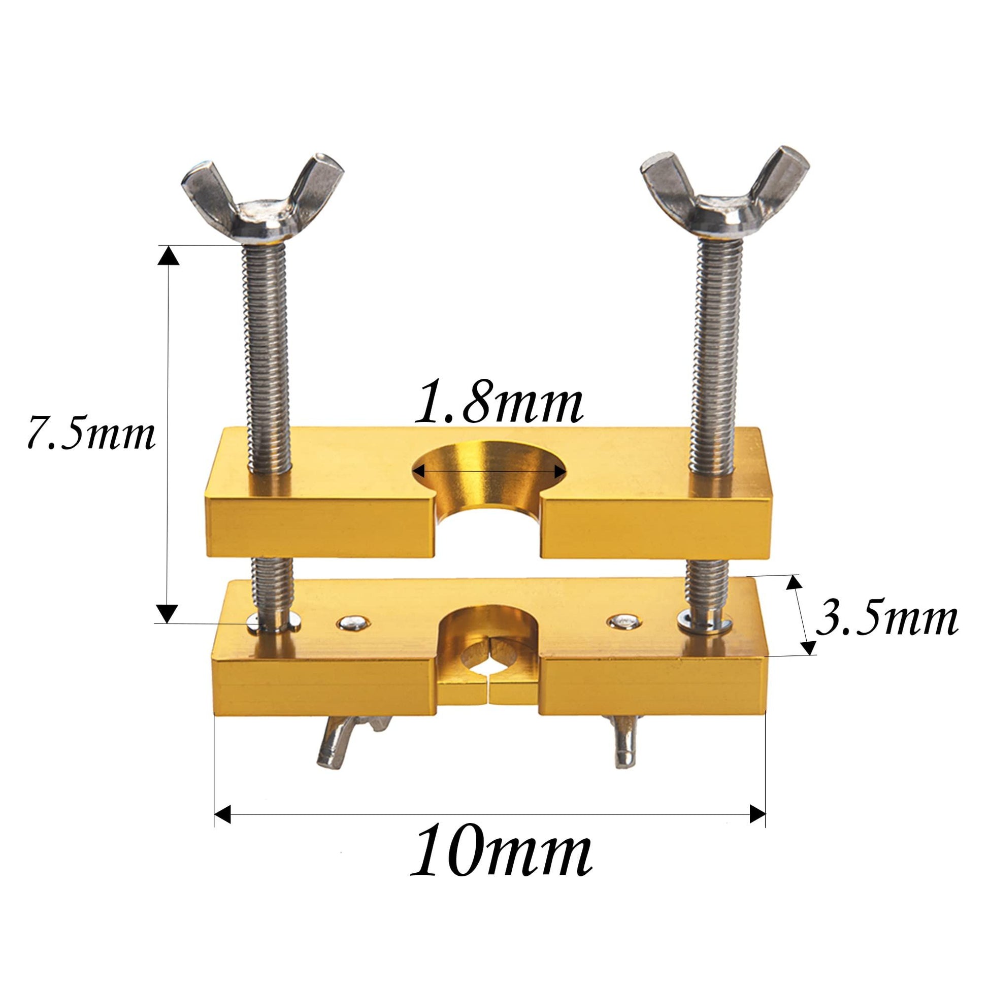 Mouthpiece Remover Adjustable Mouthpiece Puller Tool for Brass Wind Instruments Trumpet Trombone Horn(Gold) V1192-AZ-W-0604